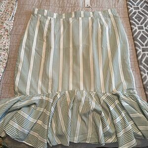 NWT Cute midi ruffle skirt